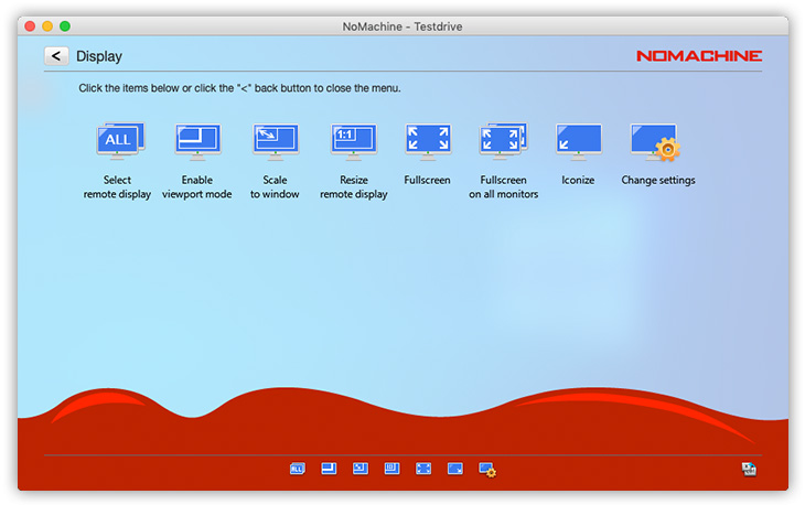 nomachine mac switch screen